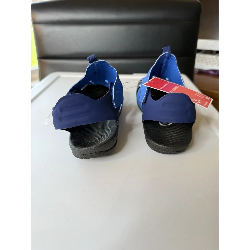 Nike Sunray Protect 2 Youth Water Shoes Ventilation Hook-and-Loop Closure Sz 3y